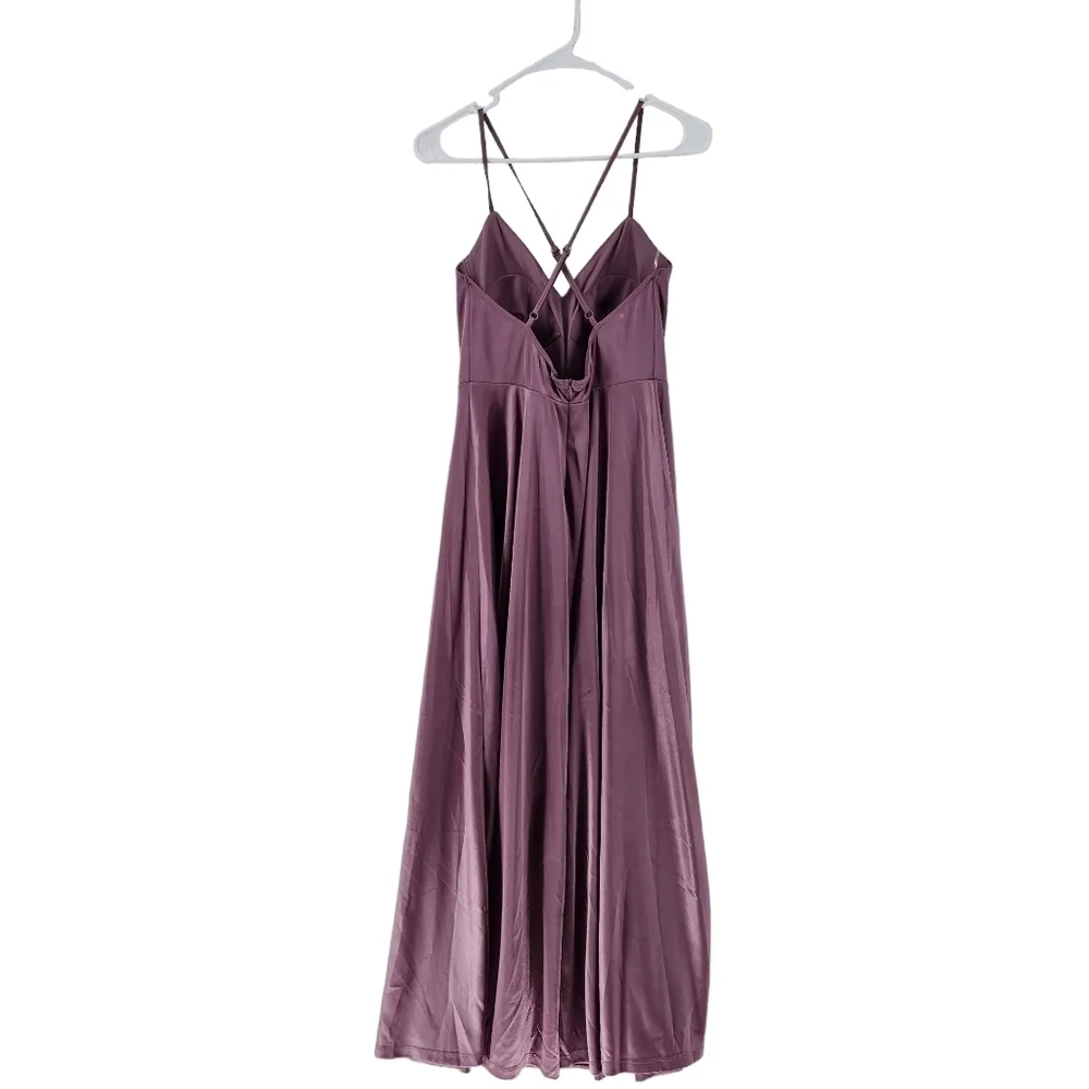 Sophia Rose Women's Spaghetti Strap Long Prom Dress  - M